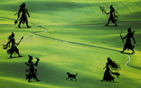 Pandava-mahaprasthana-theme-reveal-a-to-z-challenge-2025