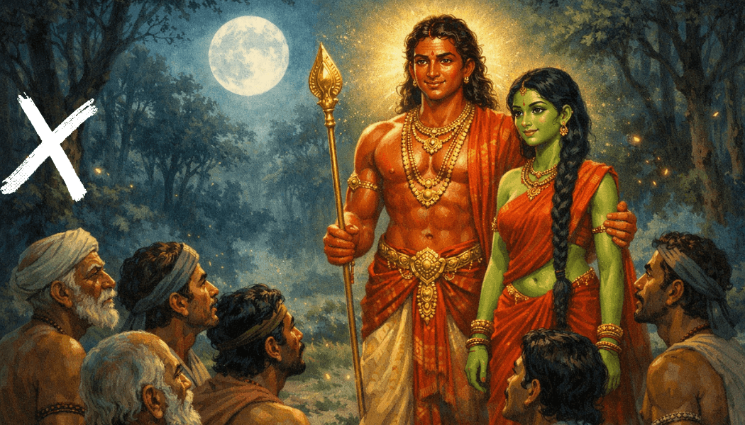 valli skanda and villagers